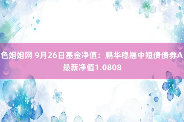 色姐姐网 9月26日基金净值：鹏华稳福中短债债券A最新净值1.0808