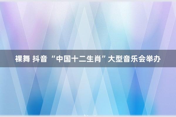 裸舞 抖音 “中国十二生肖”大型音乐会举办