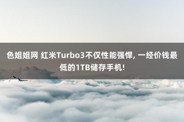 色姐姐网 红米Turbo3不仅性能强悍， 一经价钱最低的1TB储存手机!