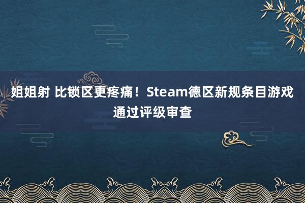 姐姐射 比锁区更疼痛！Steam德区新规条目游戏通过评级审查