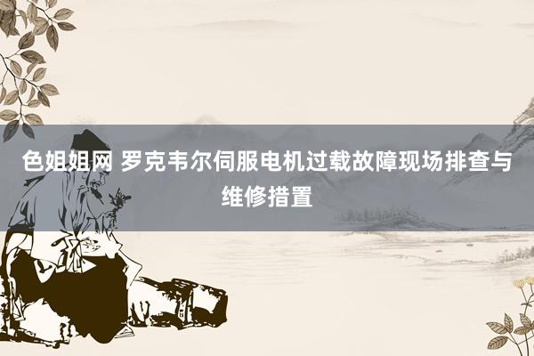 色姐姐网 罗克韦尔伺服电机过载故障现场排查与维修措置