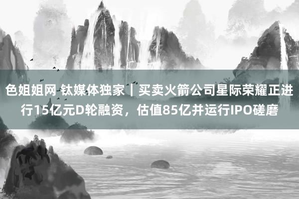 色姐姐网 钛媒体独家｜买卖火箭公司星际荣耀正进行15亿元D轮融资，估值85亿并运行IPO磋磨